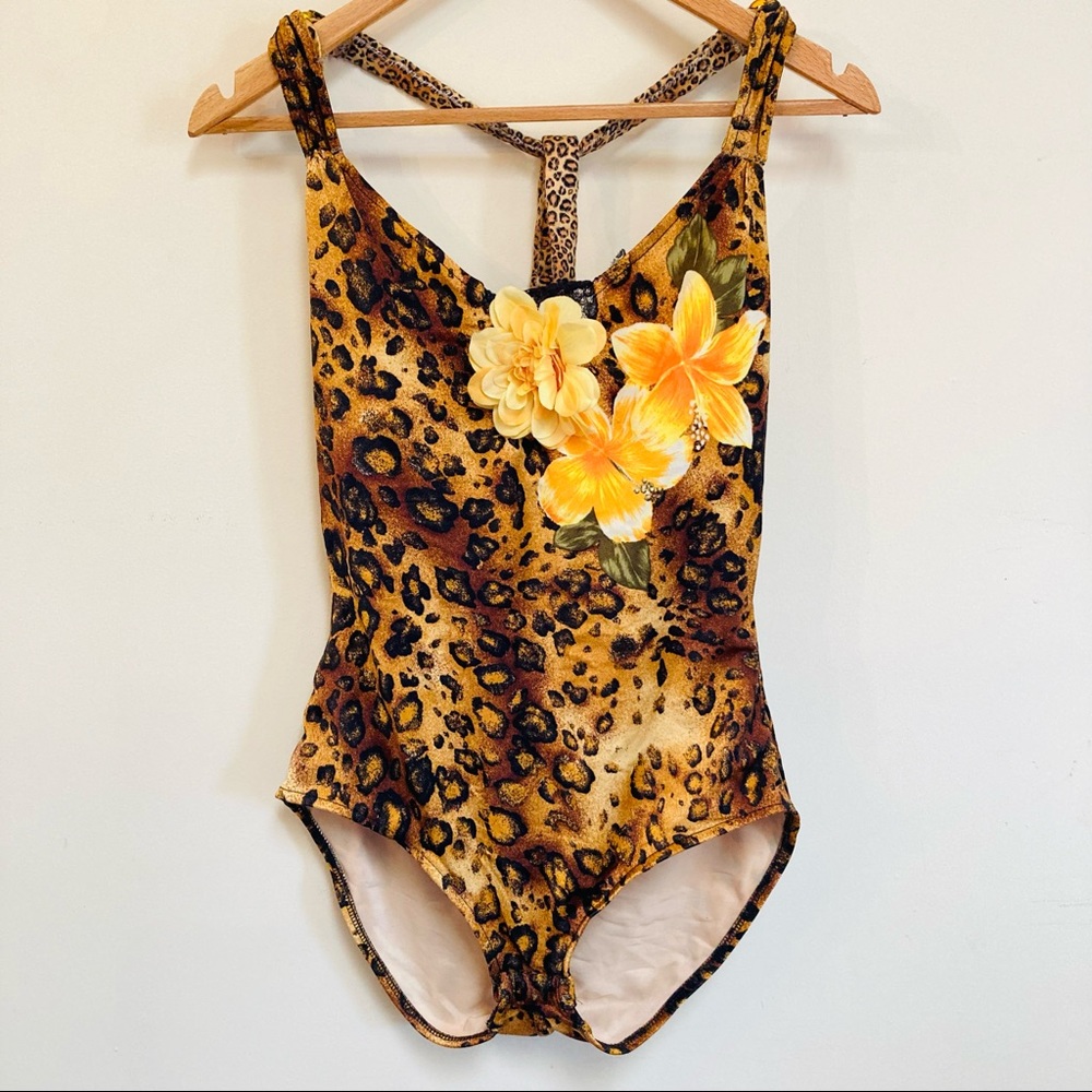 Rare VTG Carol Wior Plus Slim-Suit Swimwear 16